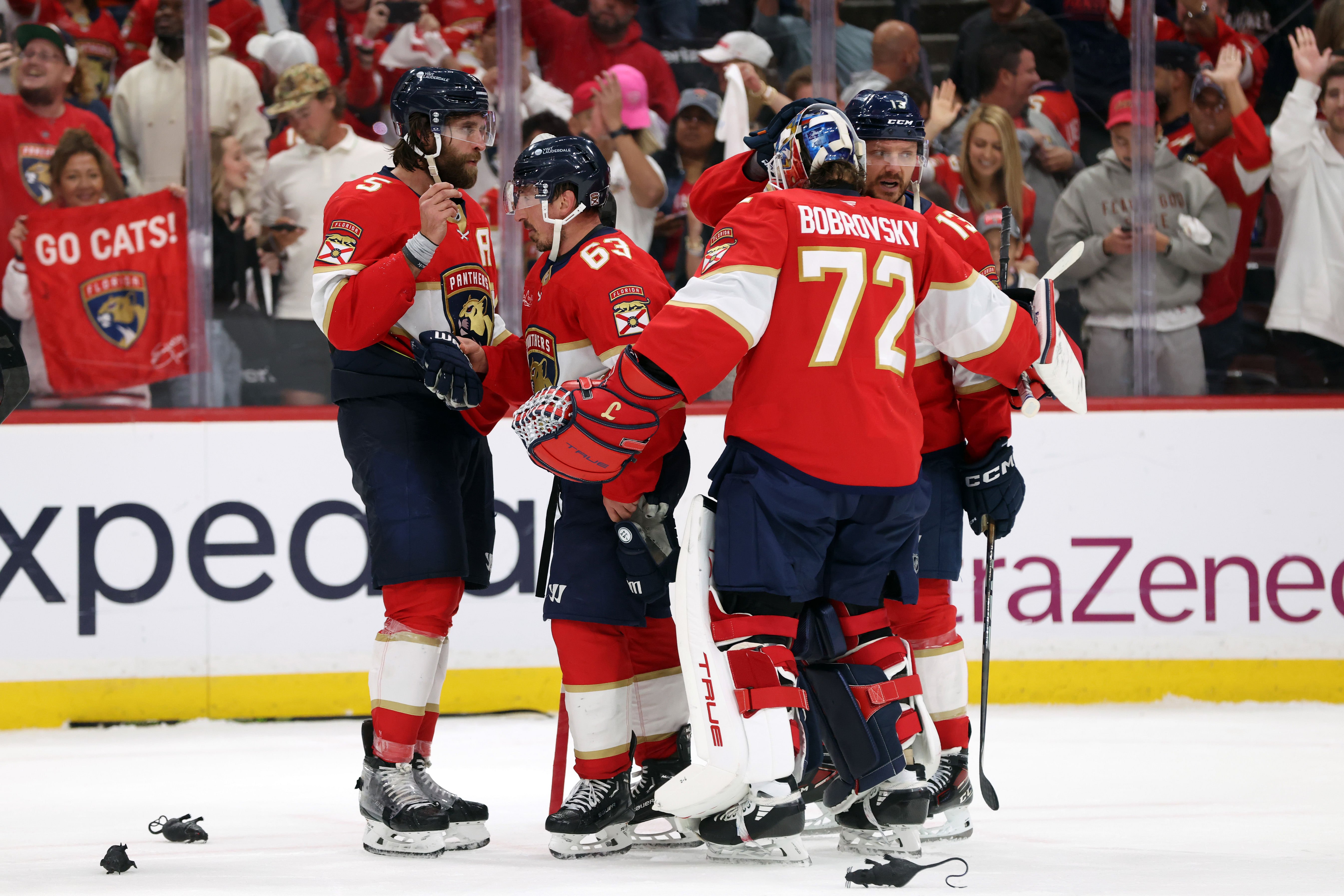 The Florida Panthers got a huge win in Game 4 to even the series at two games apiece - Source: Imagn